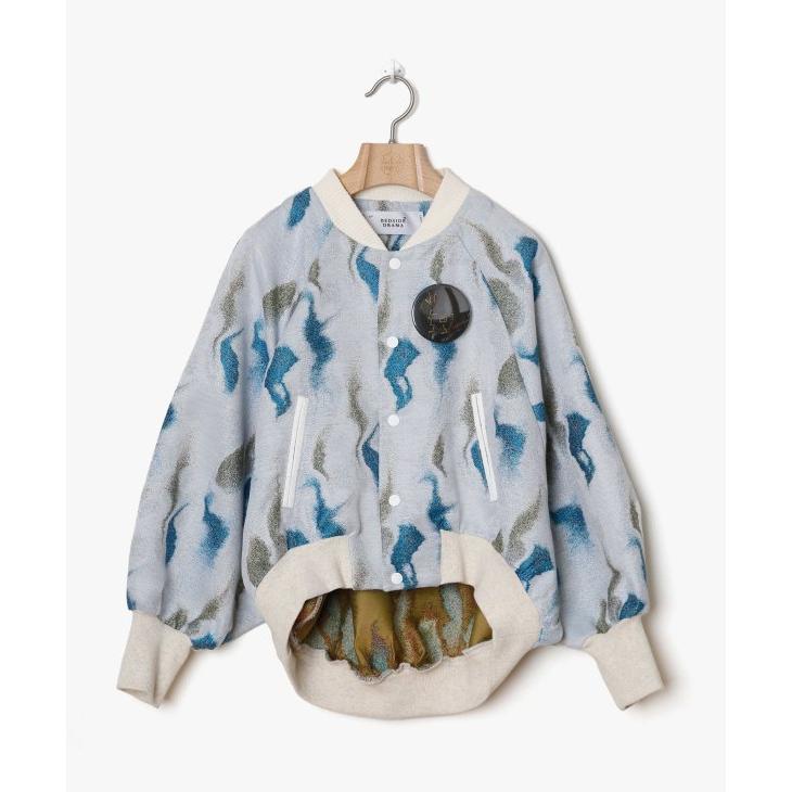 bedsidedrama - ベッドサイドドラマ bedsidedrama (ベッドサイドドラマ) | Dye JQ wide blouson (blue