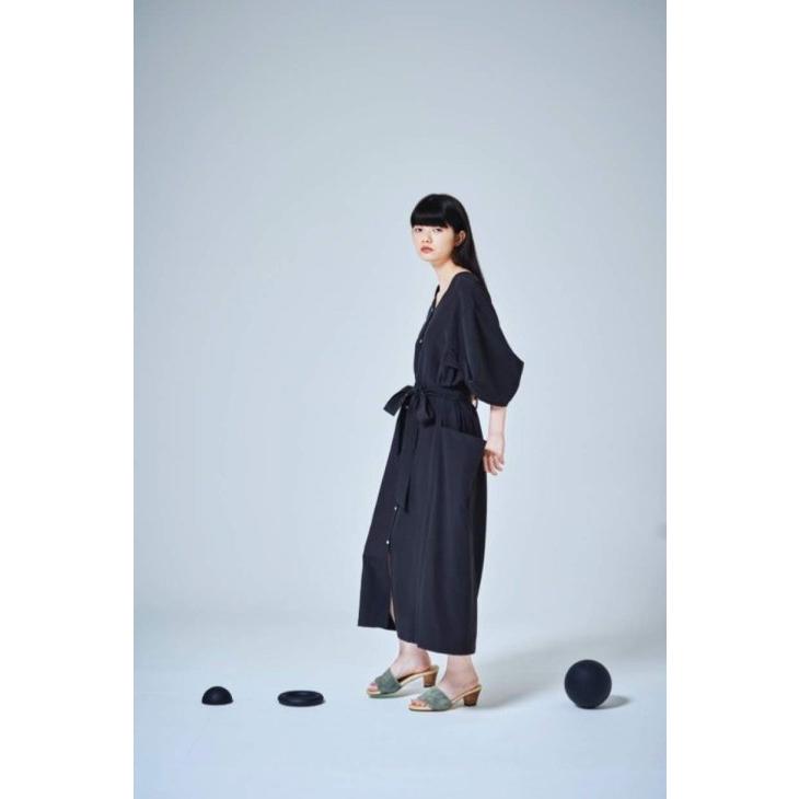 sneeuw (スニュウ) | フォルデッドワンピース (black) | ワンピース 