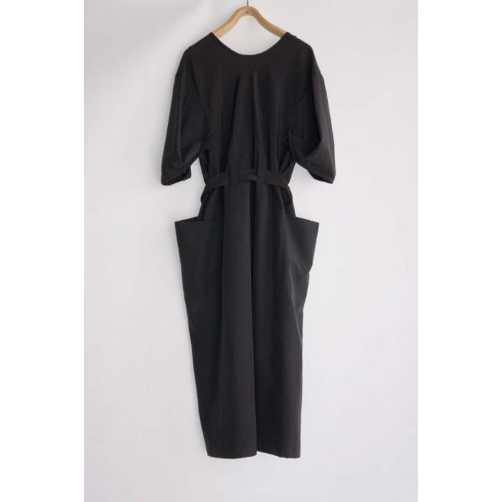 SALE セール】sneeuw (スニュウ) | フォルデッドワンピース (black