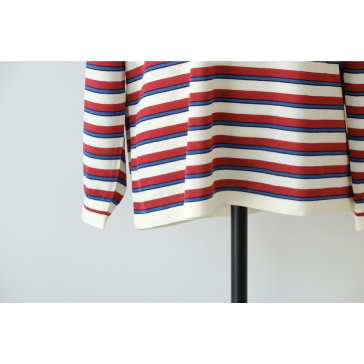 ASEEDONCLOUD ボーダー カットソー SALE セール】ASEEDONCLOUD | Jiyusou border T-shirt (red) トップス