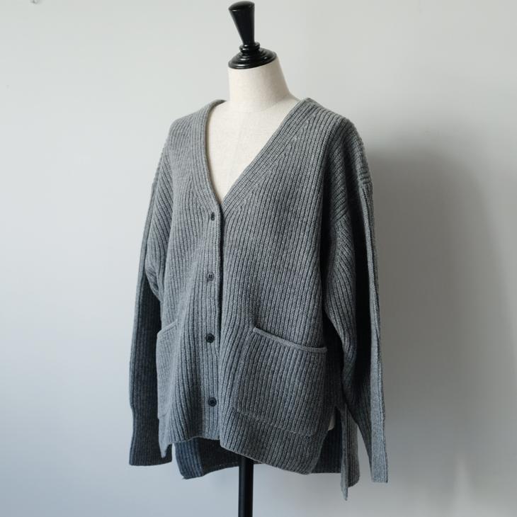 HEAVENLY (ヘブンリー) | KNIT VNECK CARDIGAN (light gray) トップス