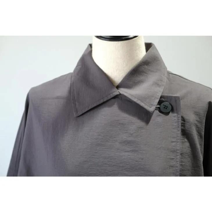まなつ　FILUM フィルム　リラックスミドルトレンチ 楽天市場】FILUM | リラックスミドルトレンチ (black/charcoal