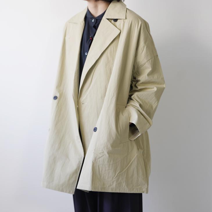 SALE セール】FILUM | リラックスミドルトレンチ (beige / black