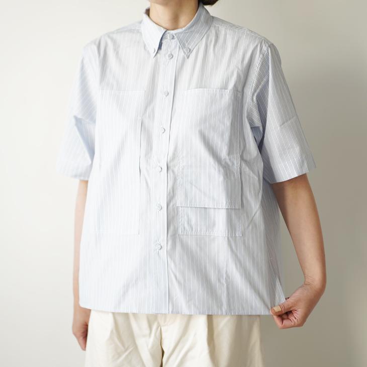 ASEEDONCLOUD | shokuonshitsu workshirt (light blue) アシードン 