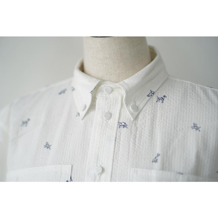 ASEEDONCLOUD シャツ SALE セール】ASEEDONCLOUD | shokuonshitsu workshirt (off white