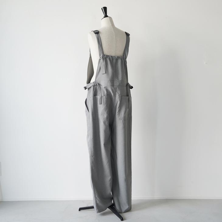 lelill (レリル) | ハイテクイージーサロペット (gray / black