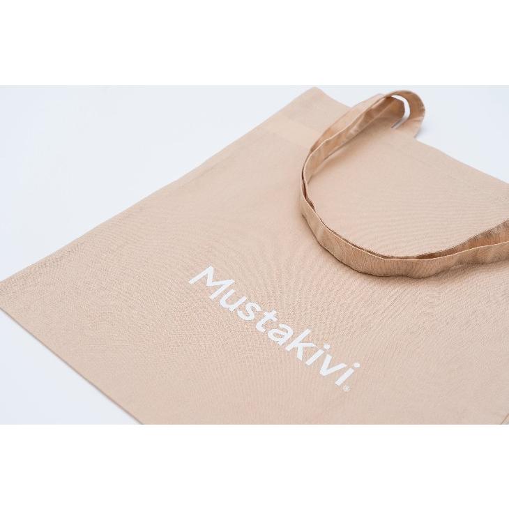 Mustakivi (ムスタキビ) | トートバッグ (light beige) カジュアル お洒落 シンプル ロゴ : 北欧雑貨と音楽 ...