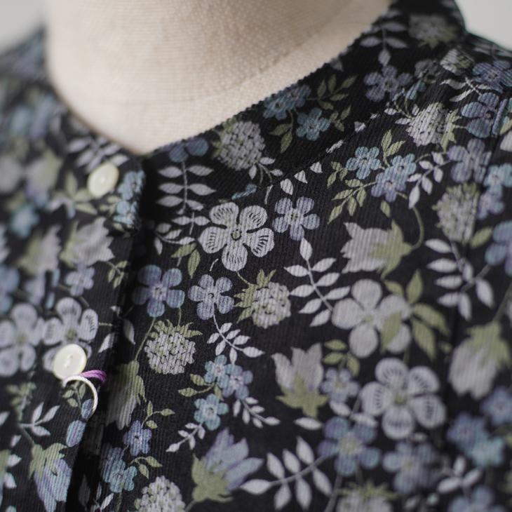 sosotto (ソソット) | LIBERTYコーデュロイヨーク切替ギャザーOP