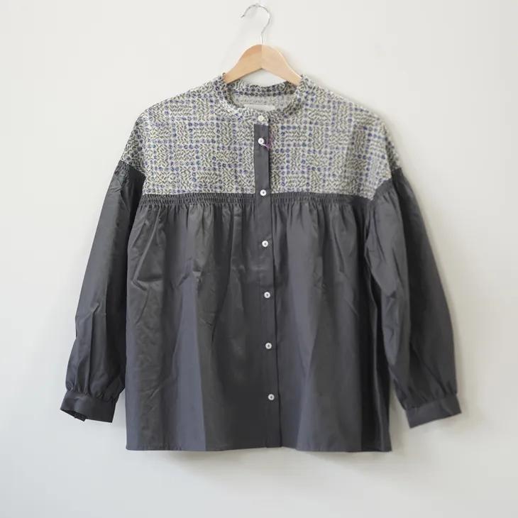 sosotto (ソソット) | 50ブロード LIBERTYゴムシャーリング切替BL長袖 