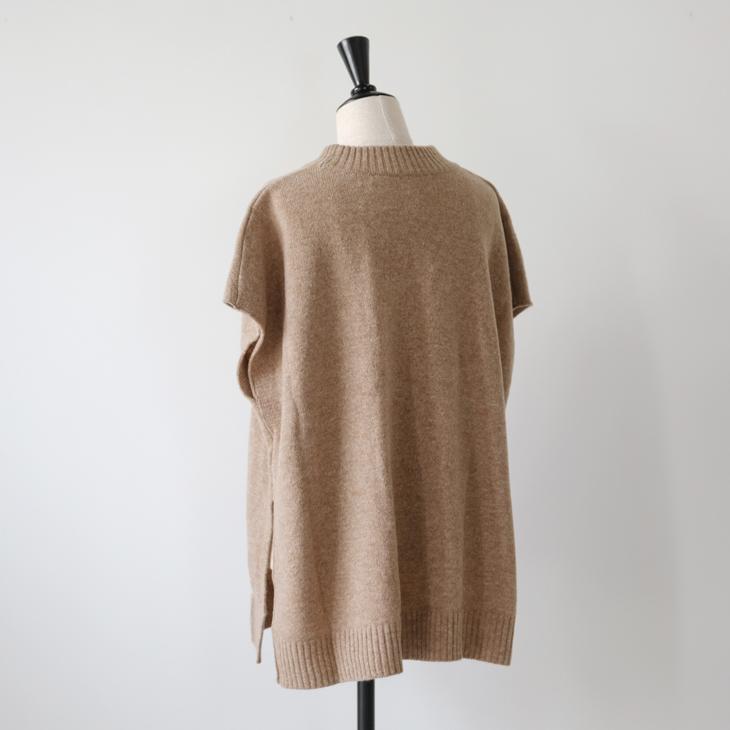 NARU ナル／タスマニアラムボックスニット／アイボリー／ウール100%／日本製 SALE セール】NARU (ナル) | タスマニアラム ボックスニット (beige