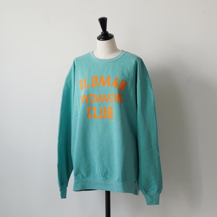 【SALE セール】ALL HOURS (オールアワーズ) | 9.5oz PIGMENT SWEAT (green) | トップス シンプル_4