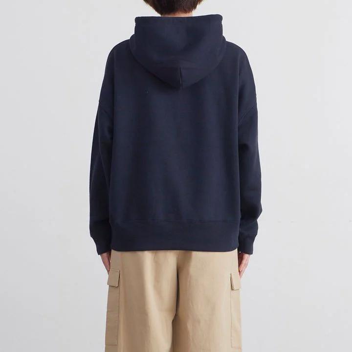 ALDAYS (オルデイズ) | BIG SILHOUETTE SWEAT HOODIE " LIKE SUNDAY " (navy / ash) | トップス スウェット フーディー_5
