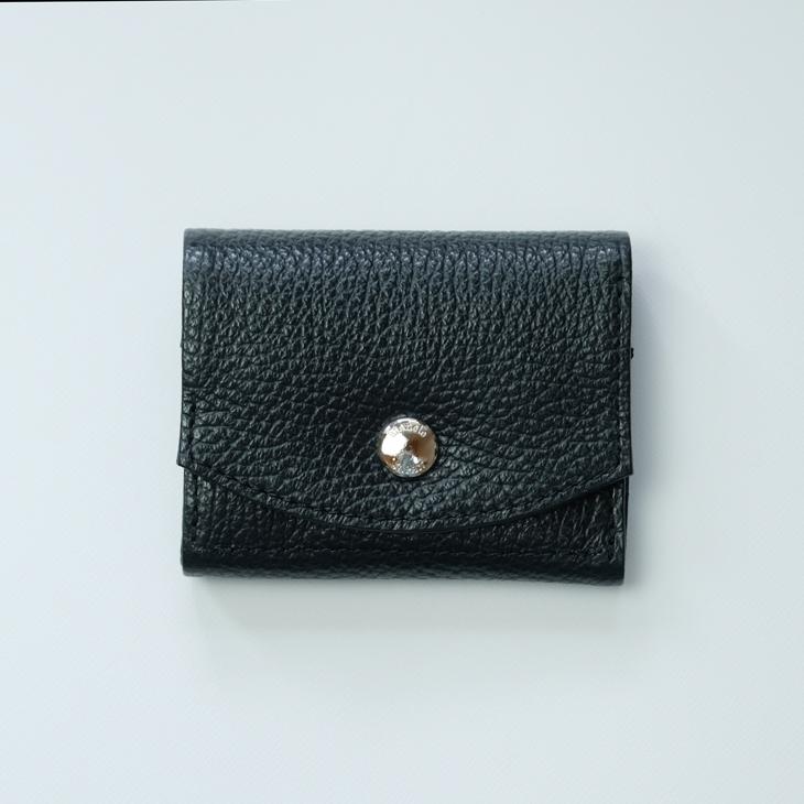 blancle (ブランクレ) | S.LEATHER COMPACT WALLET (black) 財布
