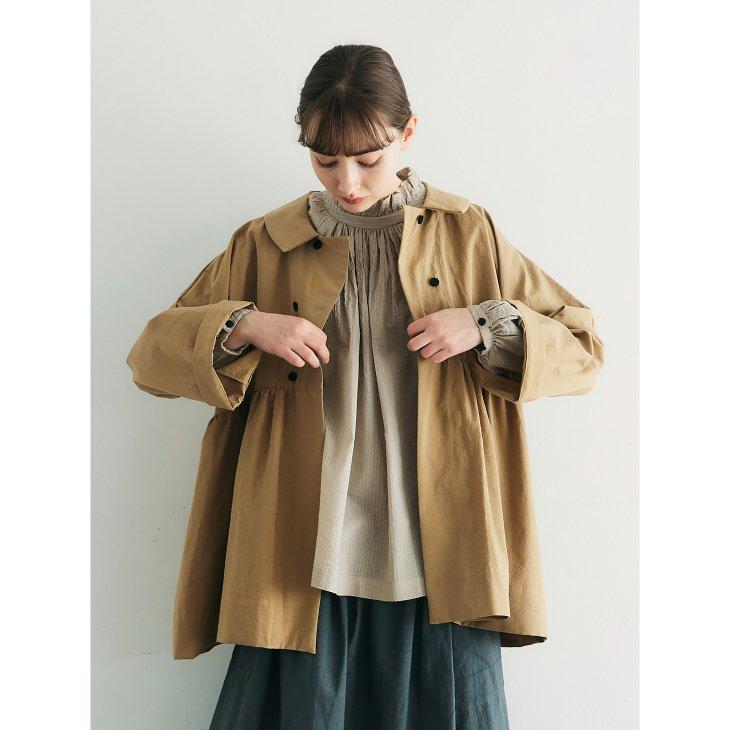 MAGALI | オールドコットン・ダブルボタン・パントルジャケット  