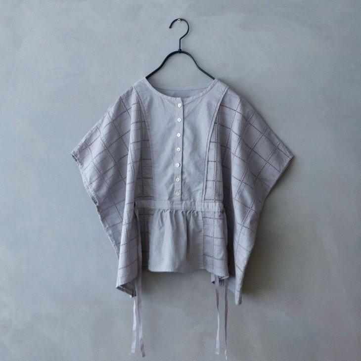 SALE セール】MAGALI | ガーメントダイ・コットンレース・ブラウス