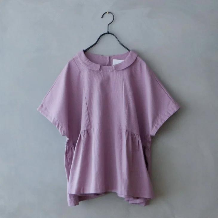 MAGALI | コットンドビー・ウエストギャザープルオーバー