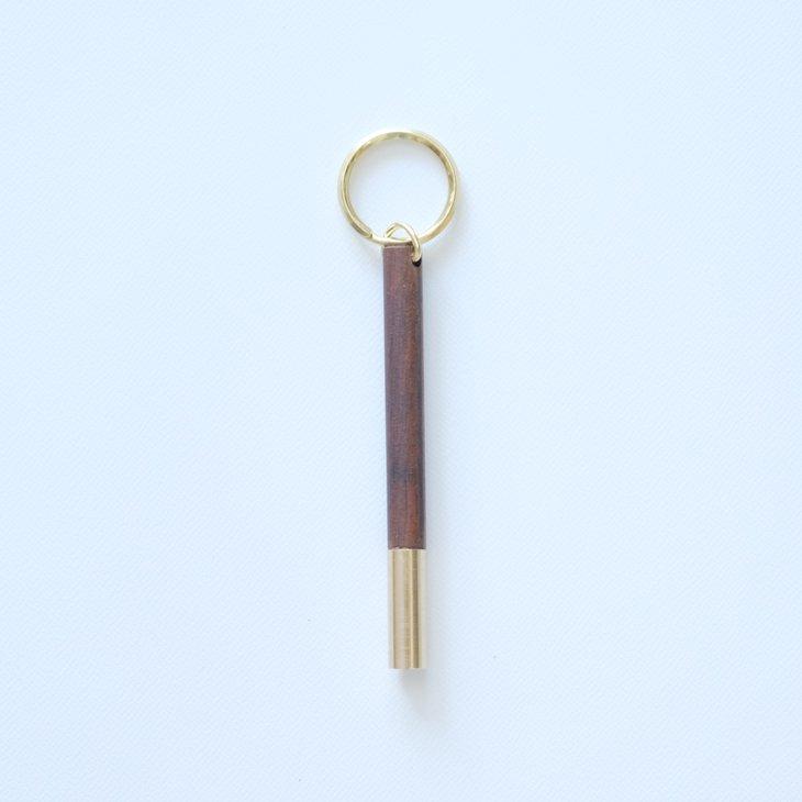 PICUS | BRASS-WOOD ROOM KEY HOLDER SOLID (ebony) キーホルダー お洒落 シンプル : 北欧雑貨 ...