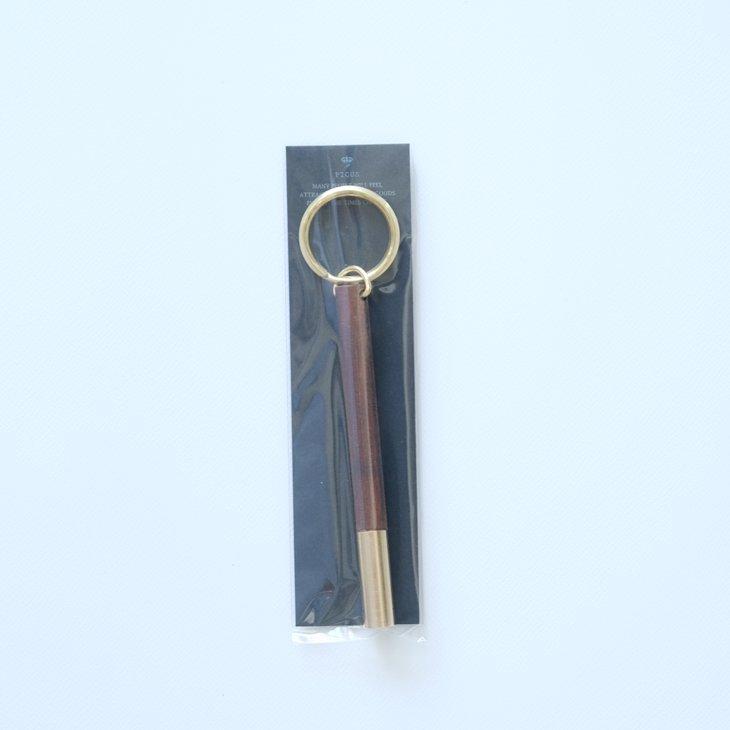 PICUS | BRASS-WOOD ROOM KEY HOLDER SOLID (ebony) キーホルダー お洒落 シンプル : 北欧雑貨 ...