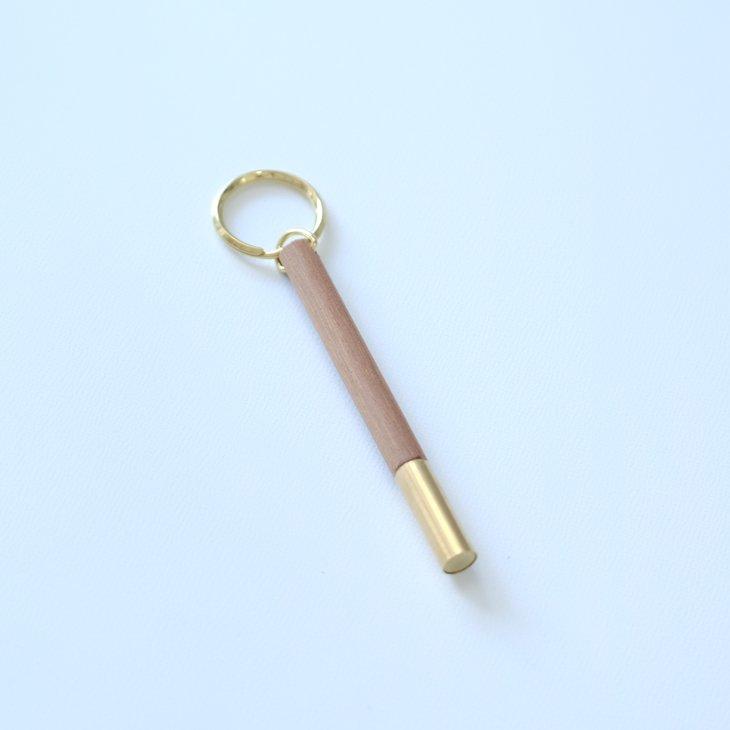 PICUS | BRASS-WOOD ROOM KEY HOLDER SOLID (granadillo) キーホルダー お洒落 シンプル ...