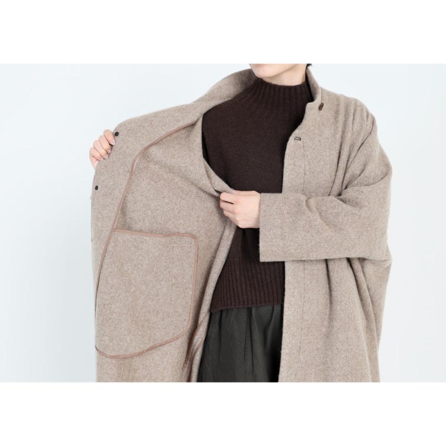 FACTORY (ファクトリー) | ウール オーバーコート (beige) アウター