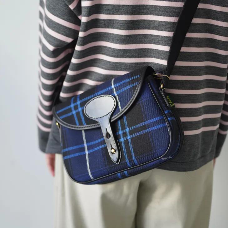 BRADY（ブレディ） | COLNE (blue tartan x black) | LOCHCARRON WOOL