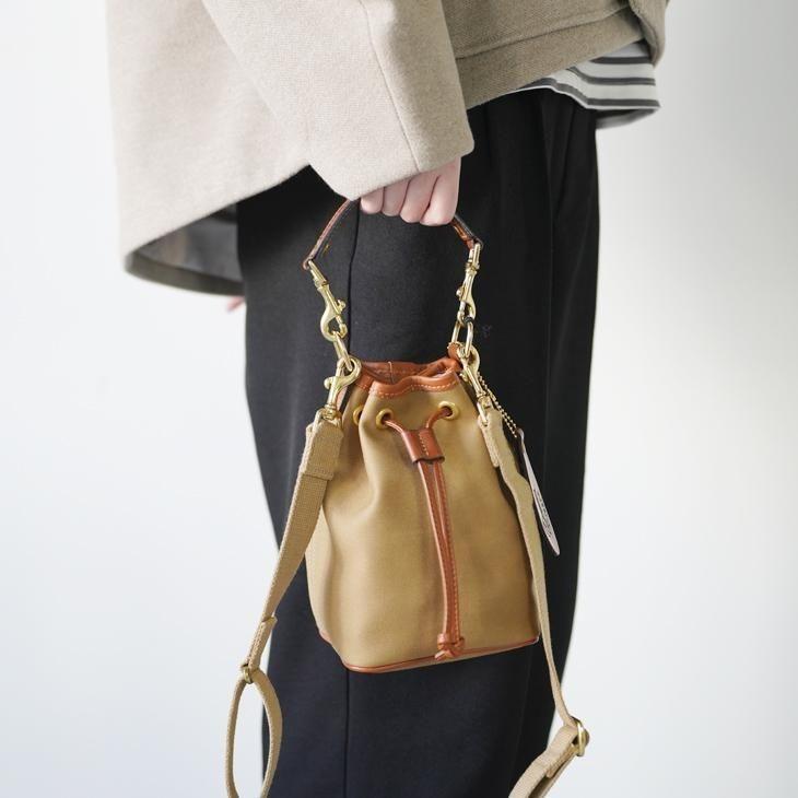 BRADY（ブレディ） | ELY (khaki) | ショルダーバッグ 巾着バッグ 定番