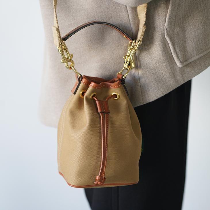 BRADY（ブレディ） | ELY (khaki) | ショルダーバッグ 巾着バッグ 定番 