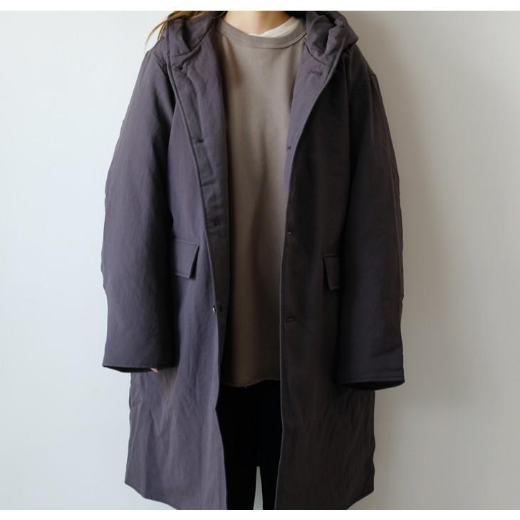 SALE セール】miffew (ミフュー) | HOODED LONG DOWN COAT (charcoal