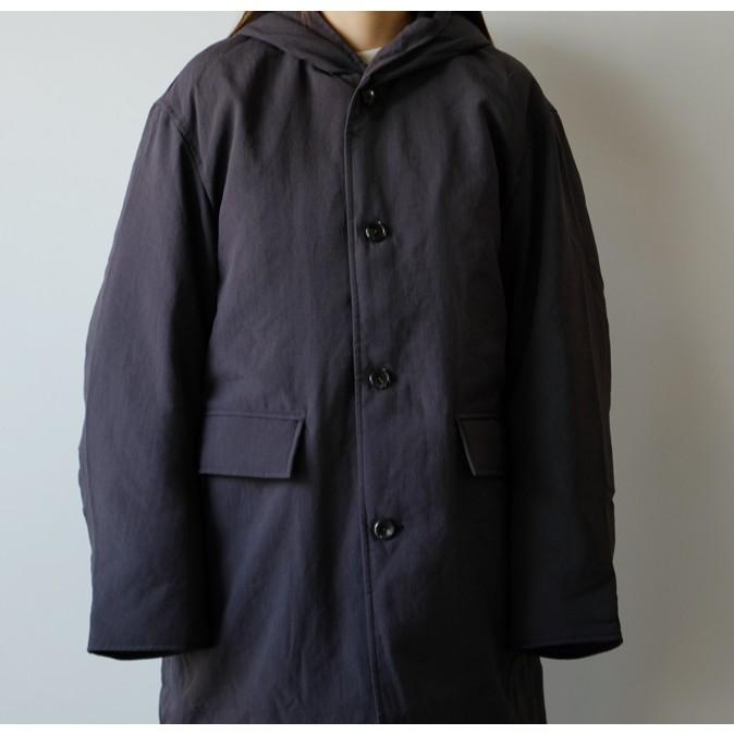 SALE セール】miffew (ミフュー) | HOODED LONG DOWN COAT (charcoal