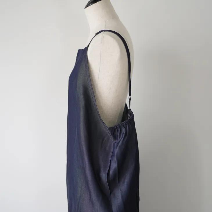 FILUM | 夏のインディゴサロペット (indigo) | サロペット フィルム インディゴ テンセルデニム シルクタッチ_2