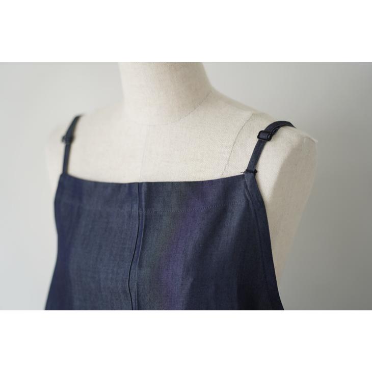 FILUM | 夏のインディゴサロペット (indigo) | サロペット フィルム インディゴ テンセルデニム シルクタッチ_3