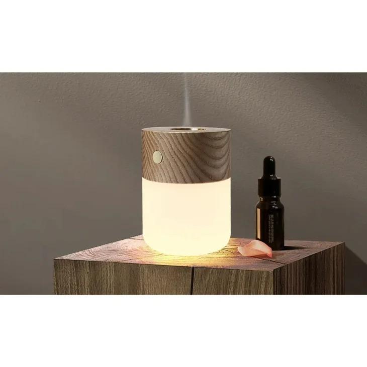 Gingko Design (ギンコーデザイン) | Smart Diffuser Lampnatural (walnut wood) | ディフューザー アロマグッズ アロマポット インテリアの画像