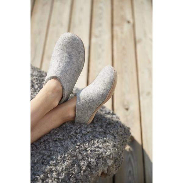 glerups (グレーラップ) | SLIP-ON (grey) 40サイズ ルームシューズ 