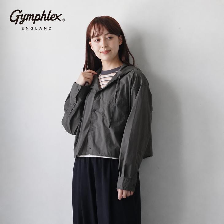 GYMPHLEX（ジムフレックス） | DNT HOODED SHIRT (charcoal) size 14 