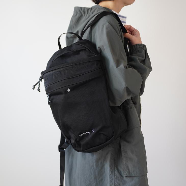 即完売 25AW GYMPHLEX Wembley 15 新品未使用品 ヒリアド GYMPHLEX | Wembley 15 (black/grey) バックパック リュック