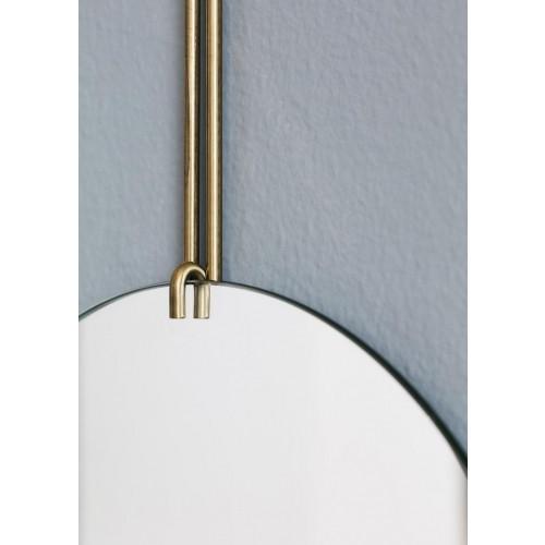 MOEBE | WALL MIRROR (brass) | 50cm | ウォールミラー/鏡 送料無料 ムーベ 北欧 デンマーク インテリア 雑貨 北欧 鏡 ミラー 壁掛け ギフト シンプル モダン|hafen|02