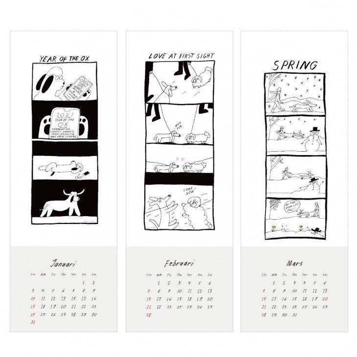 Eleonor Bostrom エレオノール ボストロム エレオノールcalendar 21 北欧 インテリア おしゃれ かわいい カレンダー Ha 北欧雑貨と音楽 Hafen ハーフェン 通販 Yahoo ショッピング