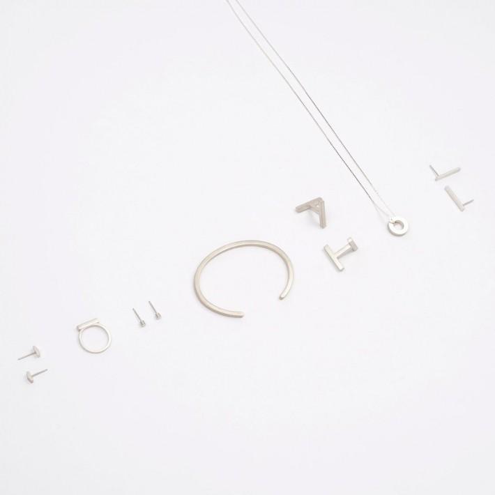Tom Pigeon | Beton Bangle (silver) バングル【 北欧 アクセサリー