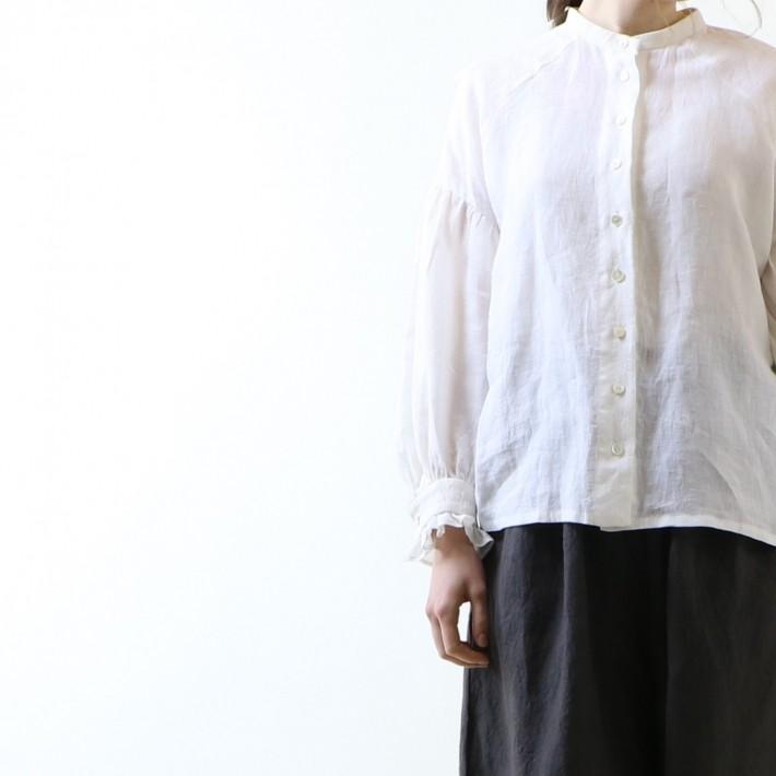 Magali ファナージュリネン フリル袖 ブラウス Offwhite トップス マガリ シンプル オシャレ トップス Ha 北欧雑貨と音楽 Hafen ハーフェン 通販 Yahoo ショッピング