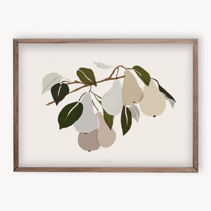 MICUSH | PEARS TREE BRANCH ART PRINT アートプリント/ポスター