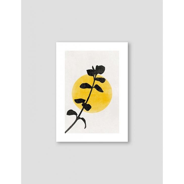 Nourom Yellow Circle 1 A3 アートプリント ポスター 北欧 シンプル ミニマル インテリア おしゃれ Ha 北欧雑貨と音楽 Hafen ハーフェン 通販 Yahoo ショッピング