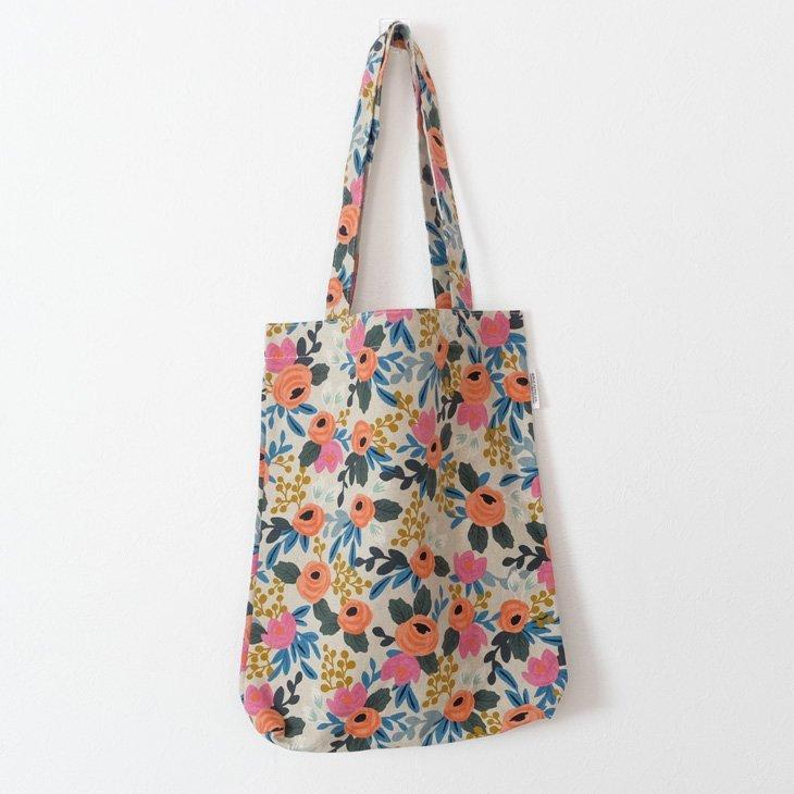 RIFLE PAPER CO. ロザフローラル・ナチュラル (LFB8012012) トートバッグ【ショッピングバッグ ギフト お