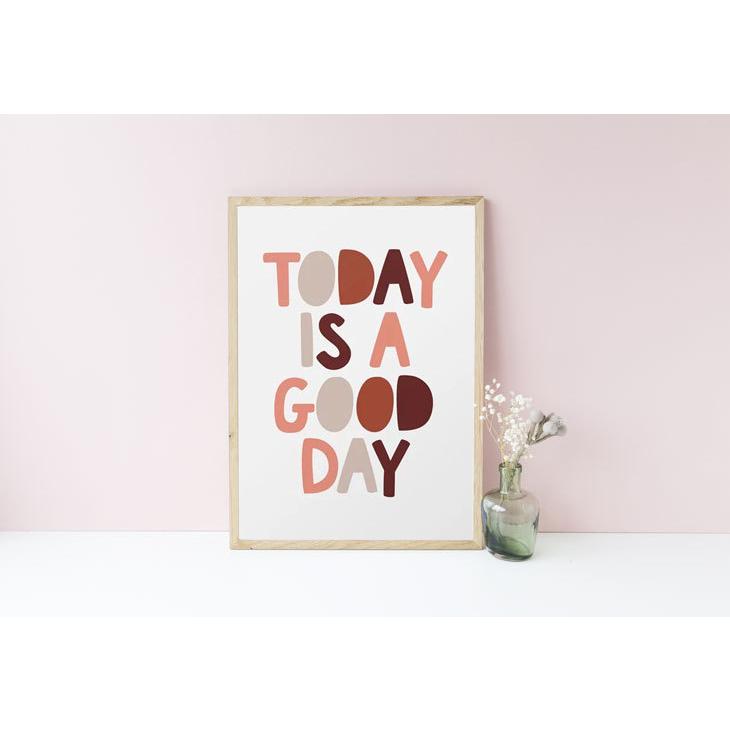 THE MOTIVATED TYPE | TODAY IS A GOOD DAY (mixed colors) | A3 アートプリント/ポスター【タイポグラフィ カラフル】｜hafen｜02