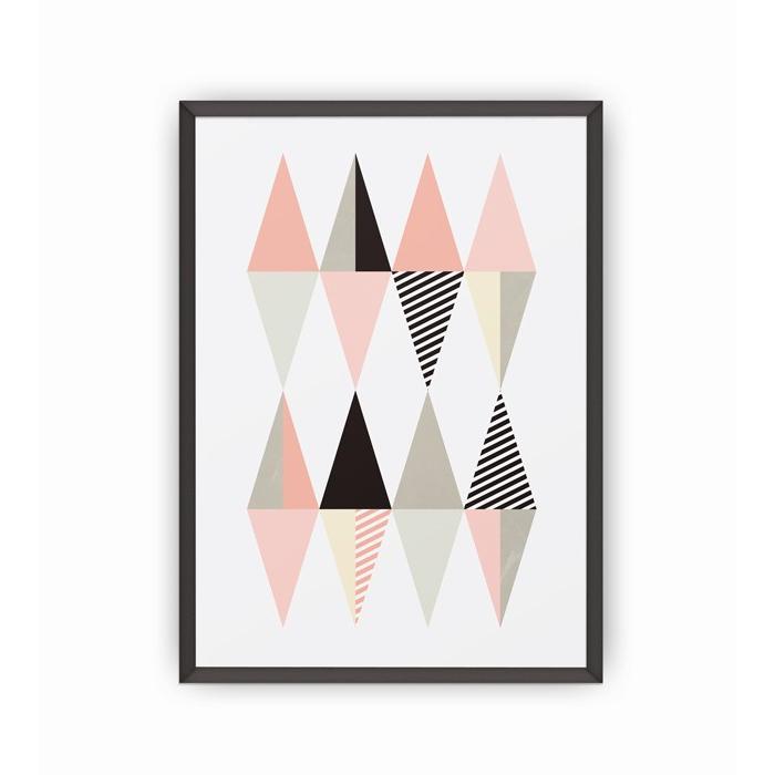 LES TEMPS MODERNES | TRIANGLES ART PRINT | A3 アートプリント/ポスター｜hafen