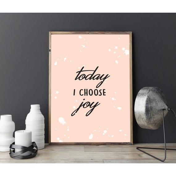 LOVELY POSTERS | TODAY I CHOOSE JOY | A3 アートプリント/ポスター｜hafen｜03