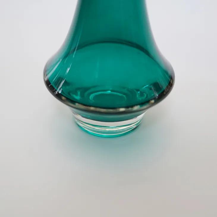 Riihimaen Lasi (by Tamara Aladin) | Green glass vase 1960's 北欧
