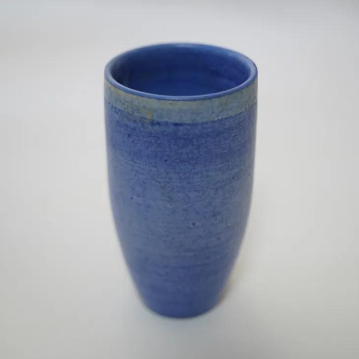 MoBACH　ベース Mobach (by Piet Knepper) | Vintage Germany flower vase (light blue