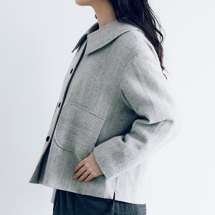 MAGALI（マガリ） | シェットランドウールリネン・フラットカラー