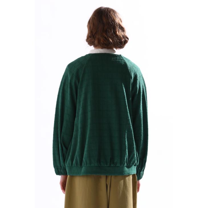 KELEN (ケレン) | JACQUARD NO COLLAR JACKET 