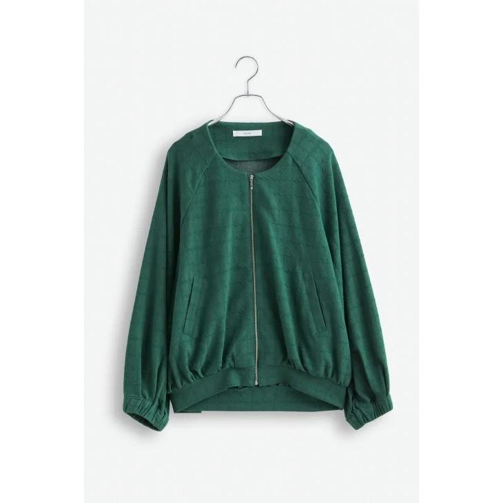 KELEN (ケレン) | JACQUARD NO COLLAR JACKET 